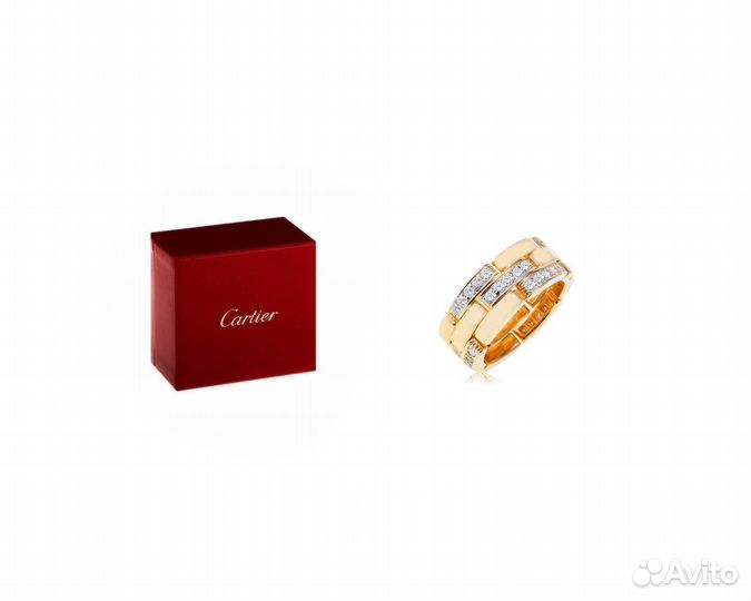 Золотое кольцо Cartier Maillon Pantere