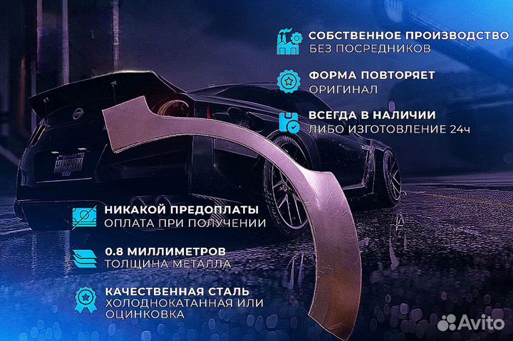 Ремонтные пороги и арки на Ford