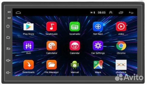 Магнитола, медиа-центр, 7 дюймов, Андроид