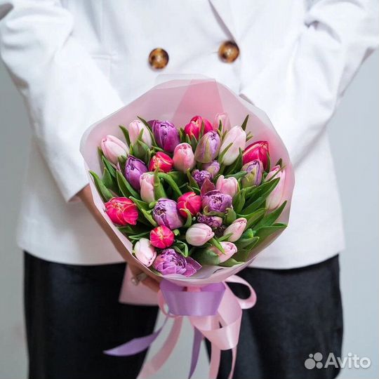 Букет из тюльпанов