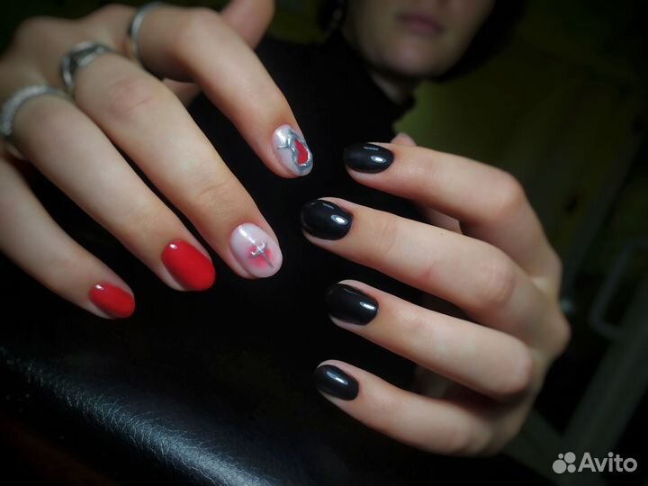 Маникюр, коррекция, наращивание