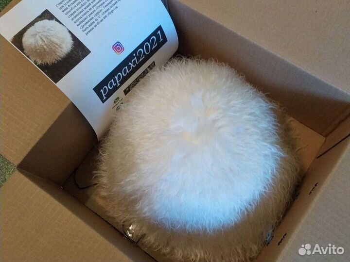 Папаха натуральная из овчины шкуры