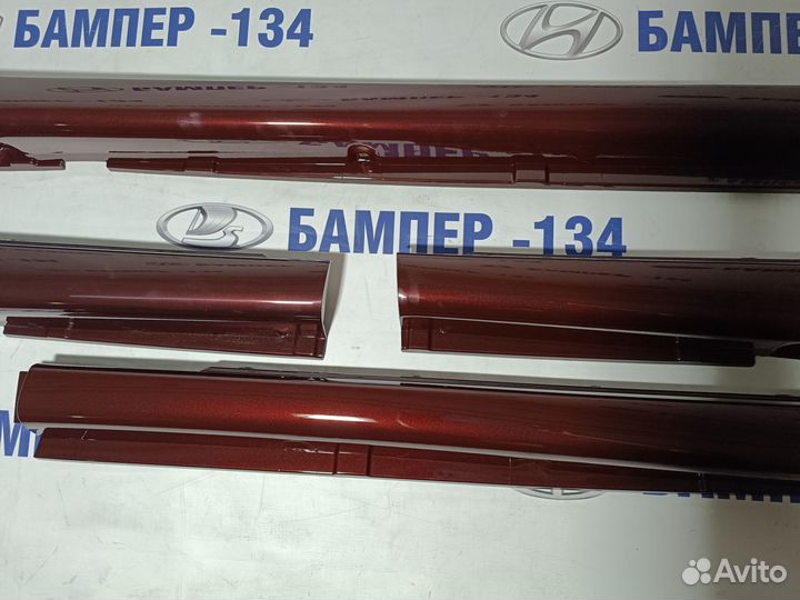 Пороги ваз 2114,2115 комплект портвейн -192