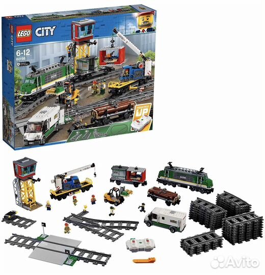 Lego City Trains 60198 «Товарный поезд»