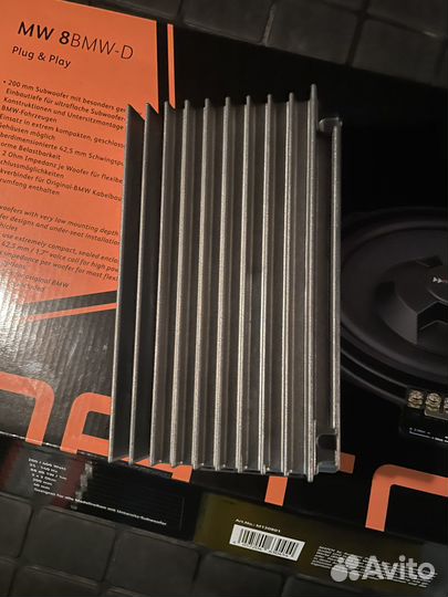 Мидбас + усилитель музыки bmw