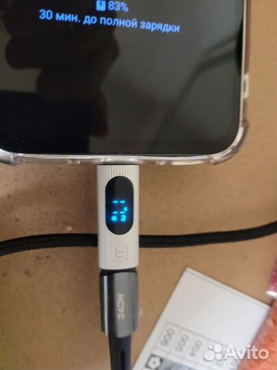 Адаптер-Переходник iPhone LED Toocki USB-C/Lightng