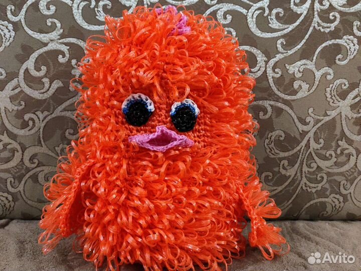 Мочалка цыпленок