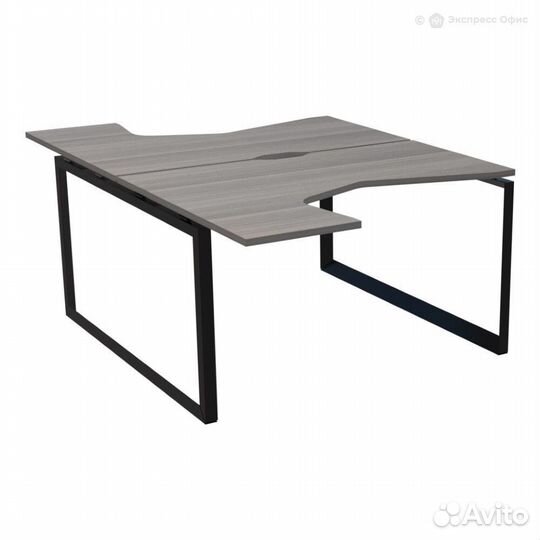 Стол-бенч двойной эргономичный на 2 рабочих места