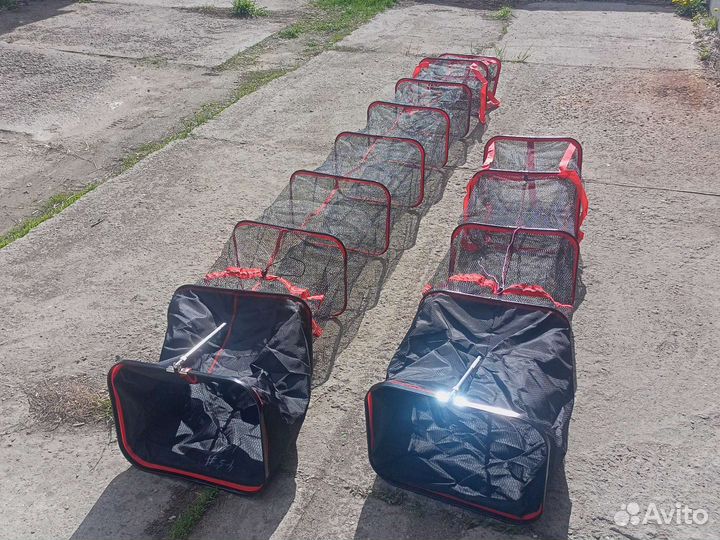 Садок береговой прорезиненный