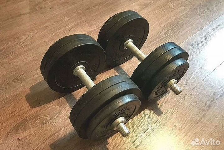 Обрезиненные диски для штанги, гантелей