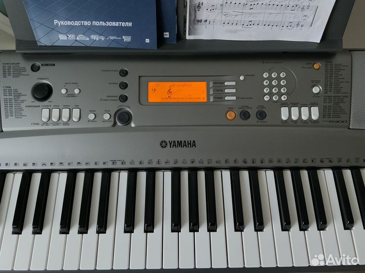 Синтезатор yamaha psr r300 в отличном состоянии