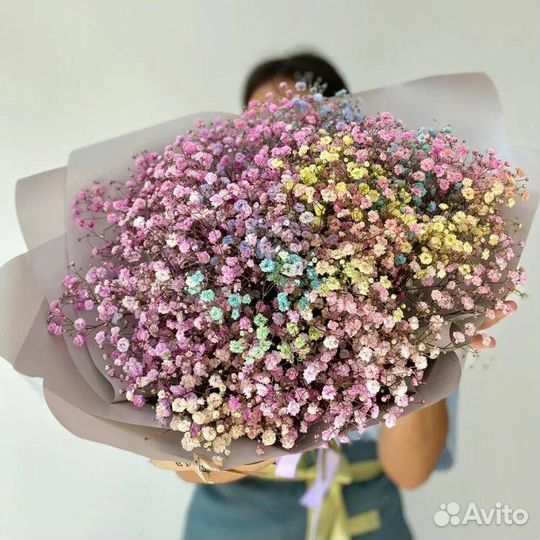Букеты композиции из гипсофилы