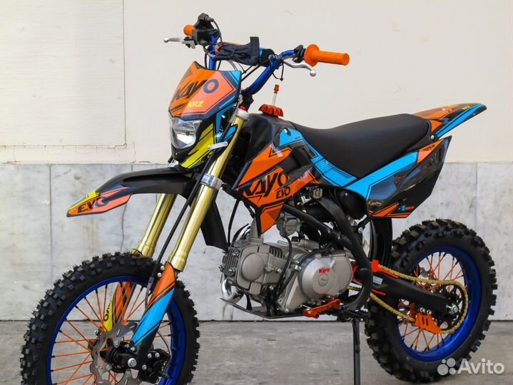 Питбайк kayo evolution yx125em 17/14 krz (механ. с