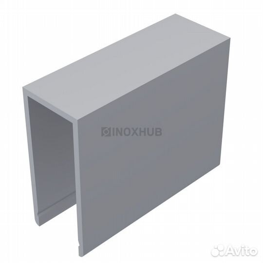 П швеллер 24 AL верхний, 40 мм, кратно 6 м, Анодир