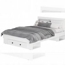 Кровать двухспальная белая новая 1,4м Софт