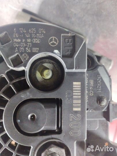 Генератор Mercedes C-Class W203 OM646 2.2 CDI 2004