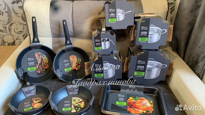 Кастрюли и сковородки royal kuchen магнит