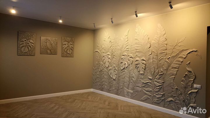 Барельеф. Роспись стен