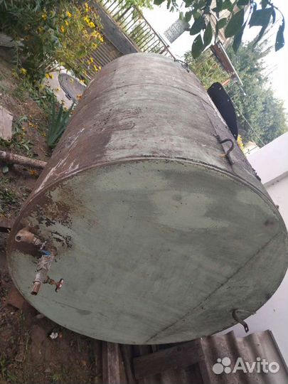 Бочка железная металлическая