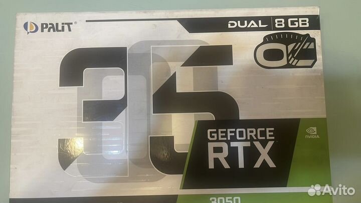 Видеокарта RTX 3050 8gb Palit Dual