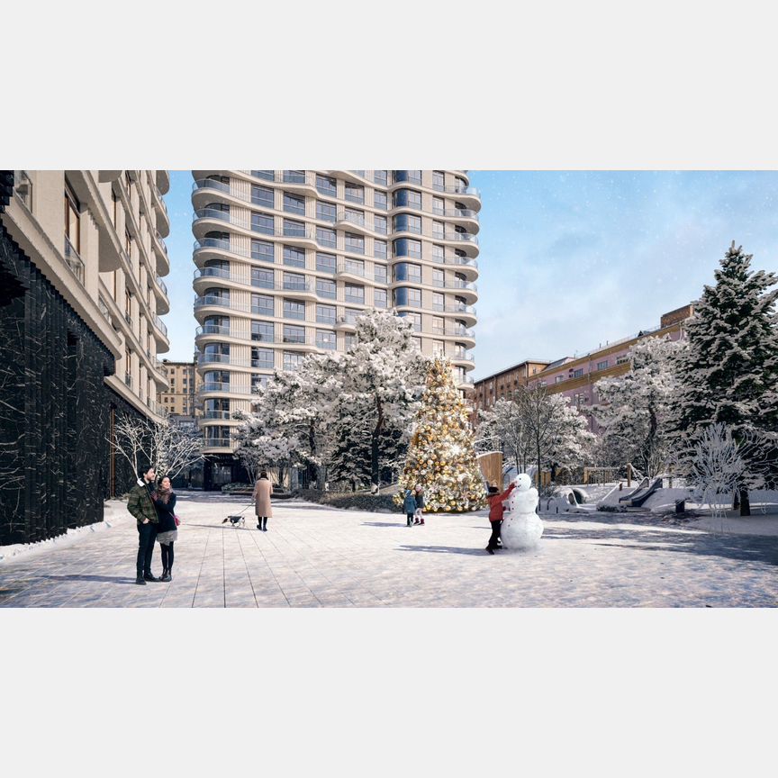 2-к. квартира, 74,3 м², 7/14 эт.