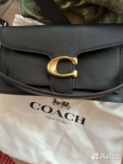 Сумка coach tabby черная