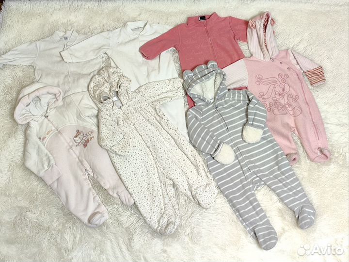 Вещи пакетом на девочку от 0 до 1 года