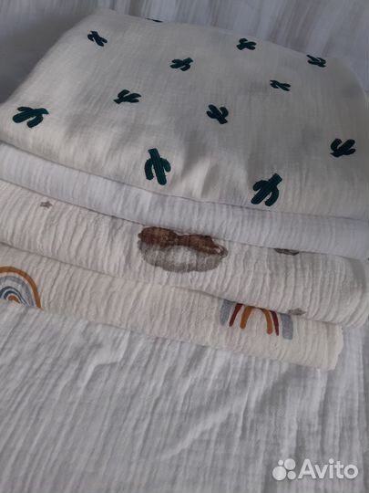 Муслиновые пеленки новые