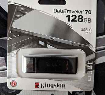 USB-C флешка Kingston DataTraveler 128GB (новая)