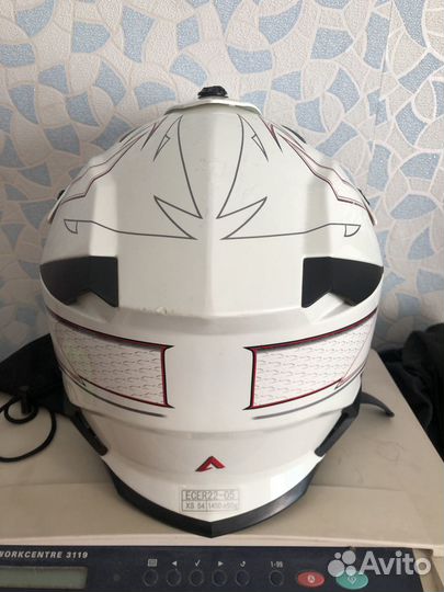 Кроссовый шлем с очками