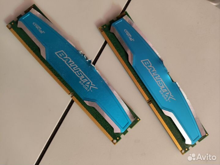 Оперативная память ddr3 crucial 2х4 гб