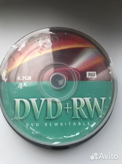 Болванка DVD-RW 4,7 gb 10 штук