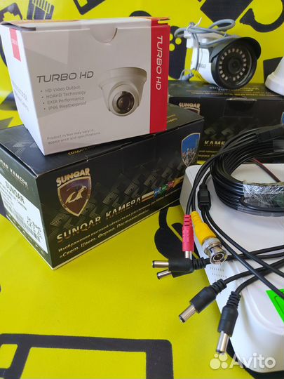 Видеонаблюдение домой гараж офис установка