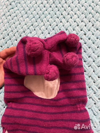 Шапка шлем kerry 54 для девочки