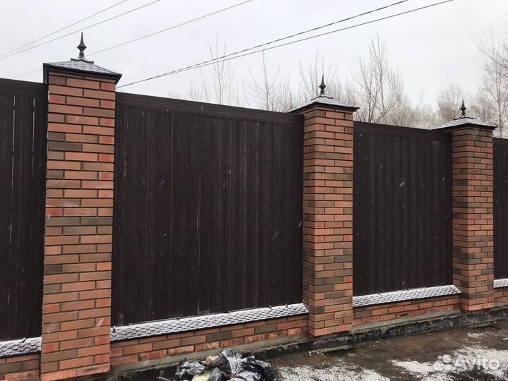 Колпак для защиты столба заглушка 1,5х1,5 кирпича