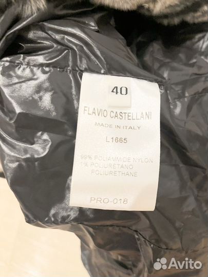 Пуховик женский воротник шиншилла р. 40-42