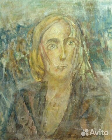 Эдуард Курочкин (1938 -2014) Белый портрет. 1961г