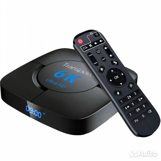 Тв-приставка Transpeed 6K 2/16, 4/32Гб, Гарантия