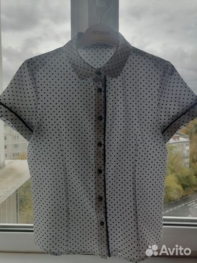 Блузка для девочки в школу 140