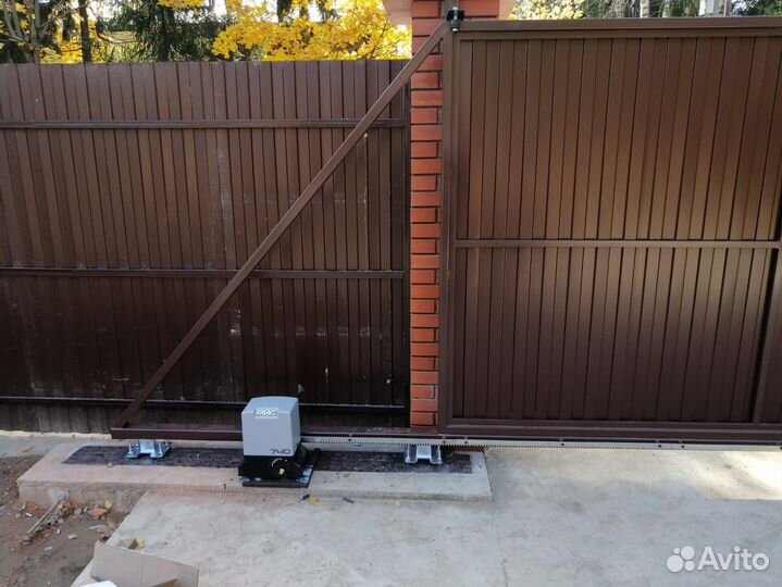 Установка ворот