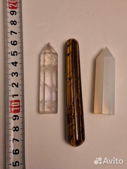 Друзы камней тигровый глаз хрусталь лунный