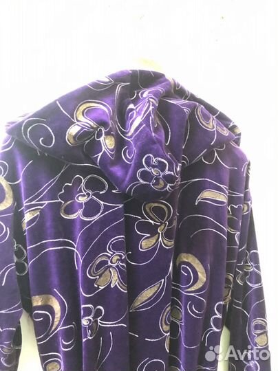 Халат велюровый женский