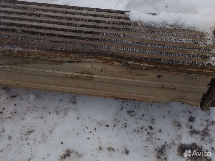 Радиатор интеркулера duster