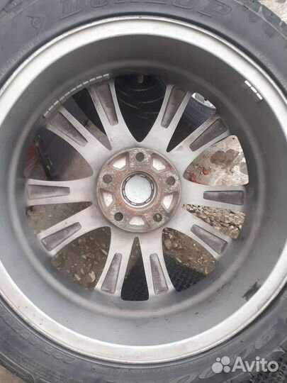 Литые диски NP-W R17 5x114 3 с резиной бу