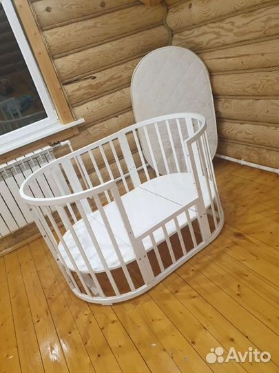 Кровать-колыбель с балдахином от 0 до7