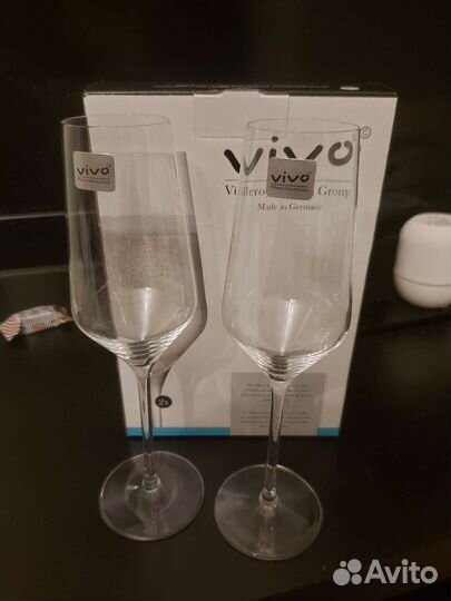 Бокалы для шампанского новые