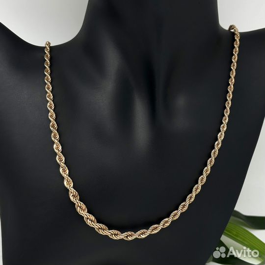 Золотая советская цепь Веревка 583 СССР