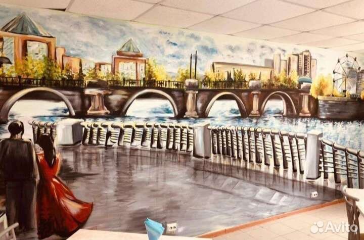 Роспись стен, предметов, картины на заказ