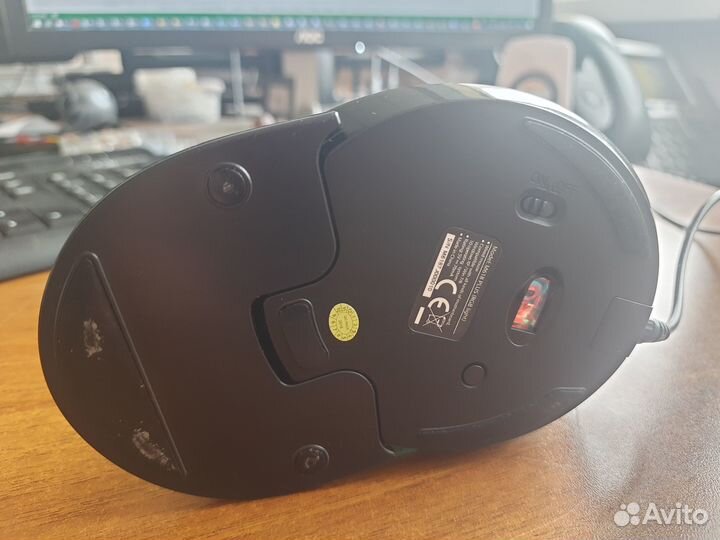 Вертикальная мышь Delux M618 Plus RGB