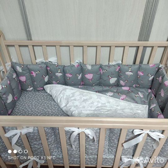 Бортики в детскую кроватку